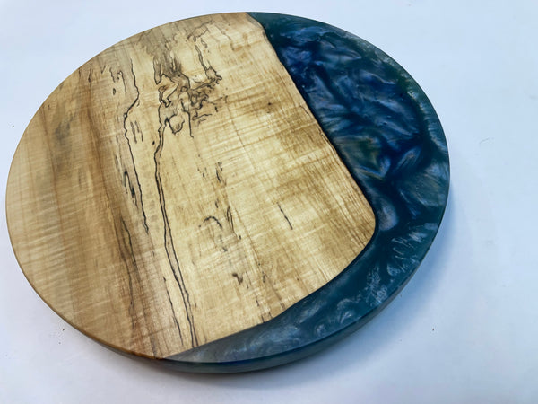 "Busy Susan"  11 1/2" Lazy Susan with Epoxy -  BS62