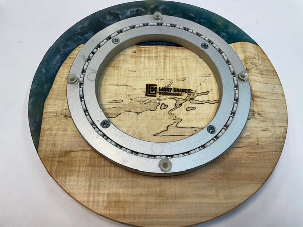 "Busy Susan"  11 1/2" Lazy Susan with Epoxy -  BS62