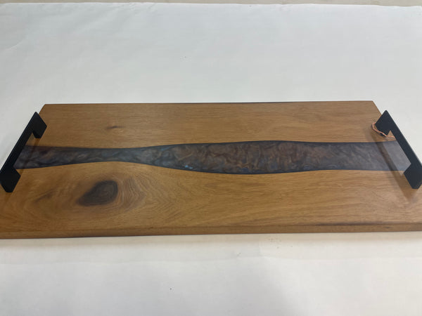 Charcuterie Board with Epoxy and Handles - CHW72